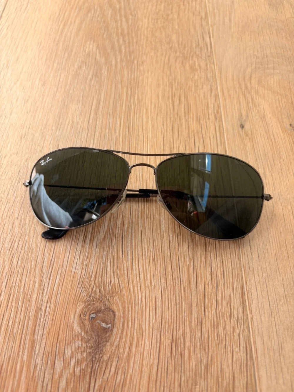 Ray Ban Aviator Dark Colored Sunglasses- Made in Italy